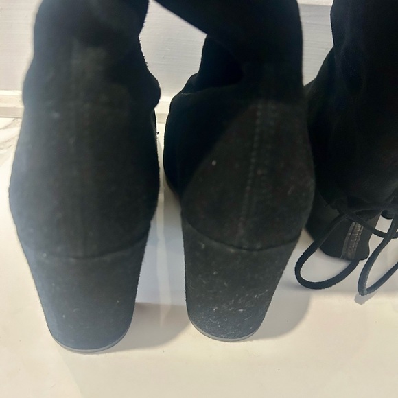 Stuart Weitzman over the knee suede black boots. - Picture 6 of 6